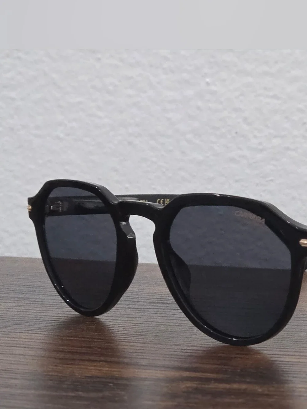 Carrera 314/S Black/Green Grey High Contrast Mirror Polarized Lens Sunglasses